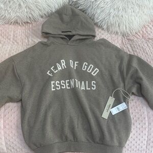 Fear of God Essentials Hoodie in Taupe